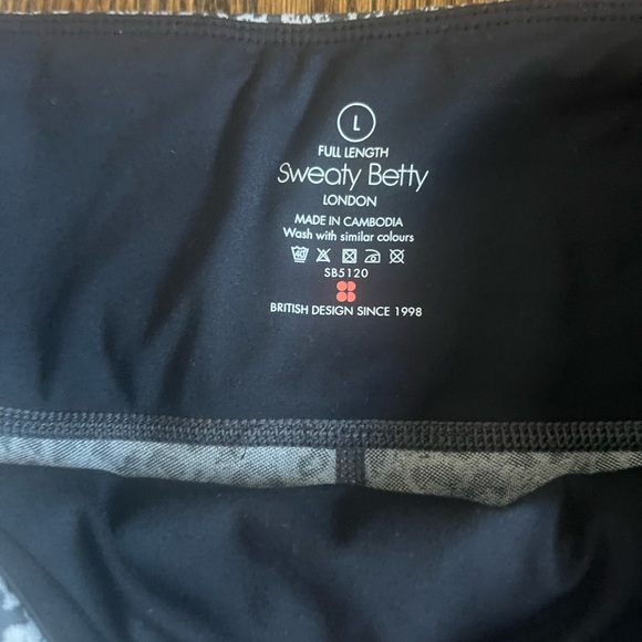 Sweaty Betty power workout leggings L leopard - Picture 5 of 6